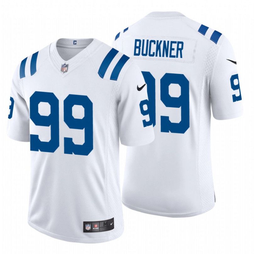 Men Indianapolis Colts #99 DeForest Buckner Nike White Limite NFL Jersey